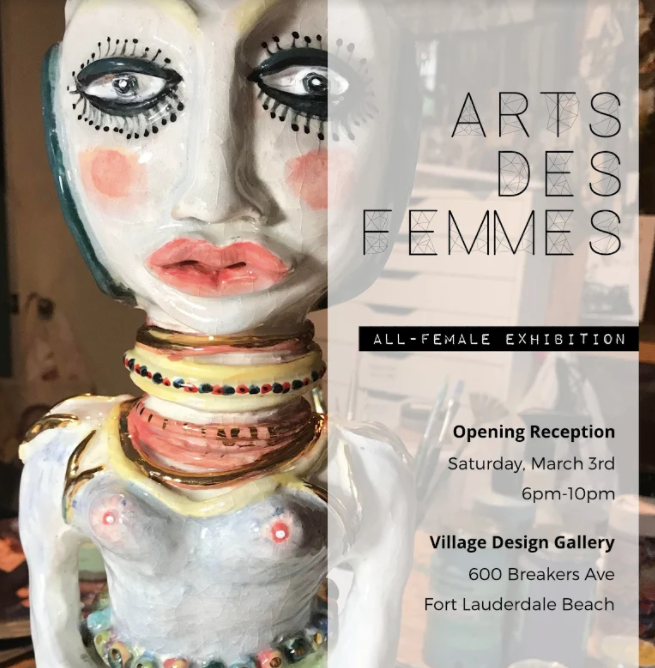 Arts des Femmes, an all female art show!
