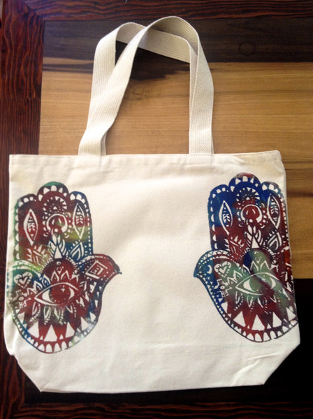 Hamsa Boho Tote