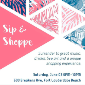 Join me this Saturday for North Beach Village Sip & Shoppe